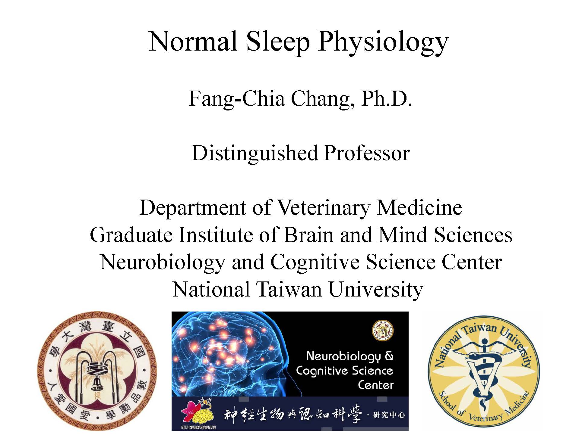 Normal Sleep Physiology