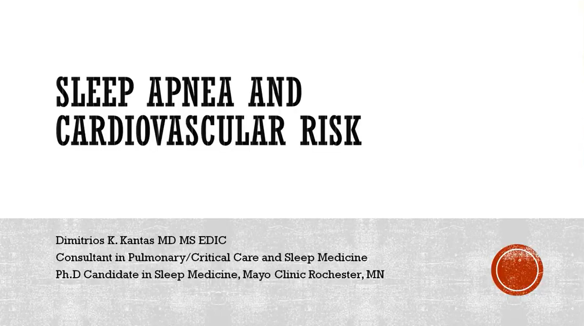 Sleep Apnea and Cardiovascular Risk