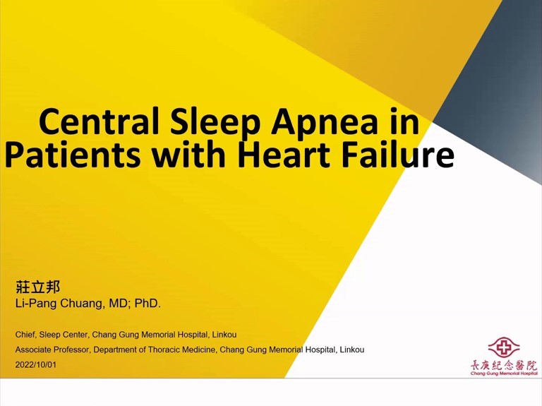 Central sleep apnea in patients with heart failure
